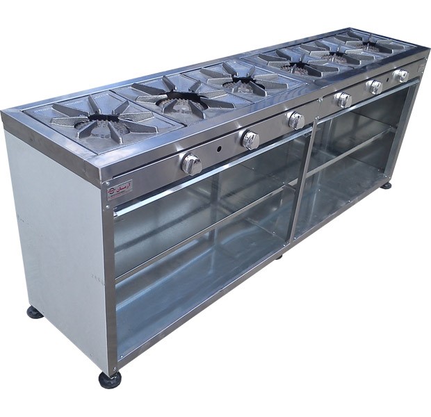 اجاق گاز 6 شعله خطی اجاق گاز 6 شعله خطی